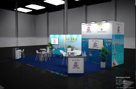 Rete dei Porti Sardegna – Entwurf 2
