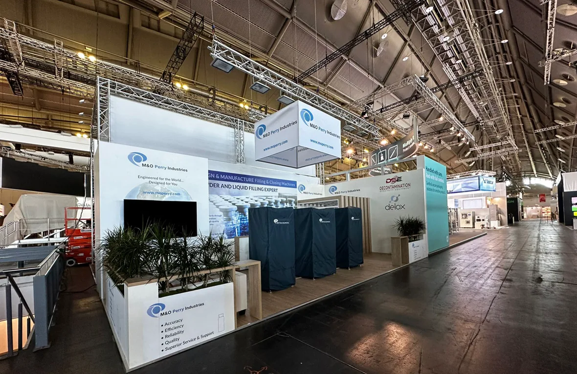 M&O Perry Industries – Stand fieristico 1