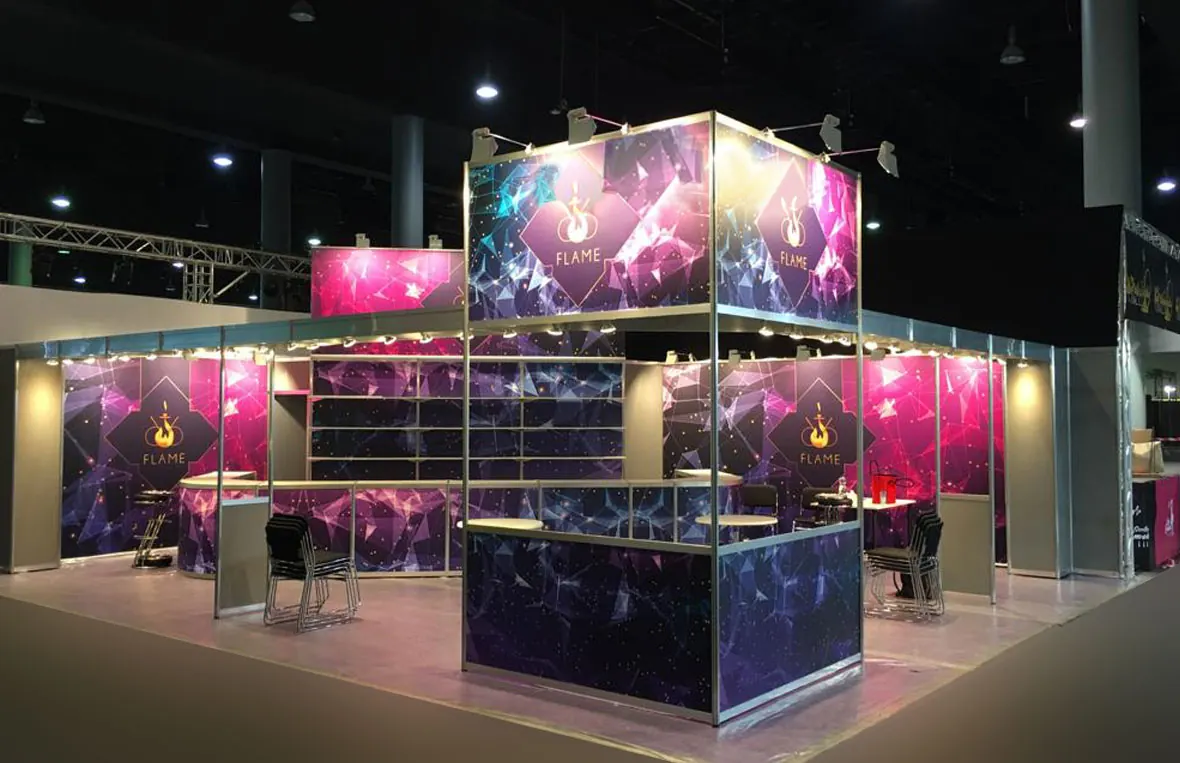 Flame Tobacco – Exhibition stand 1