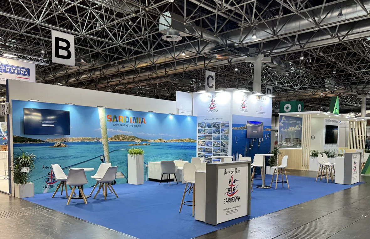 Rete dei Porti Sardegna – Stand fieristico 1