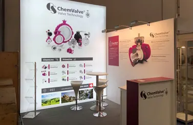 ChemValve-Schmid AG, Achema Frankfurt 2018